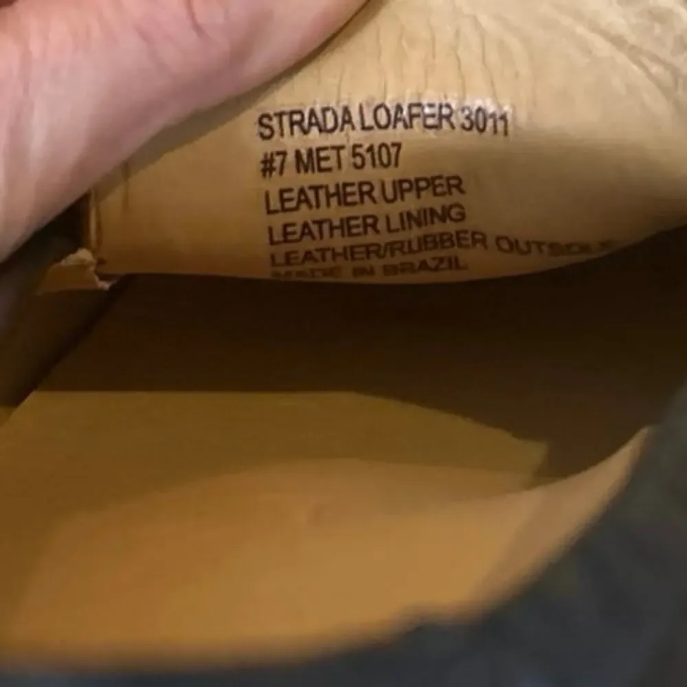 ABEO Strada Loafer Black Leather Comfort Arch Support Orthotic Size 7 Classic
